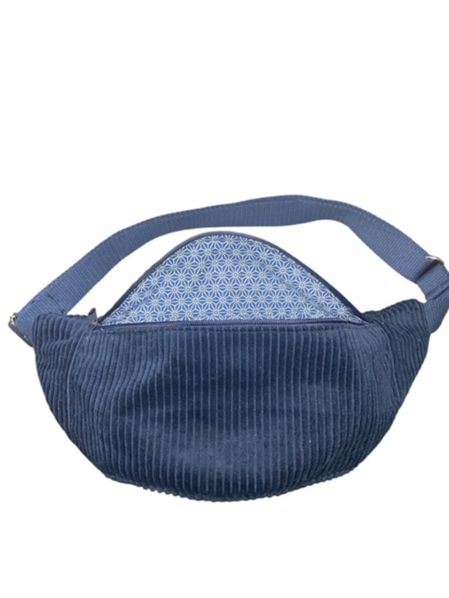 Sac Banane bandoulière adulte bleu marine