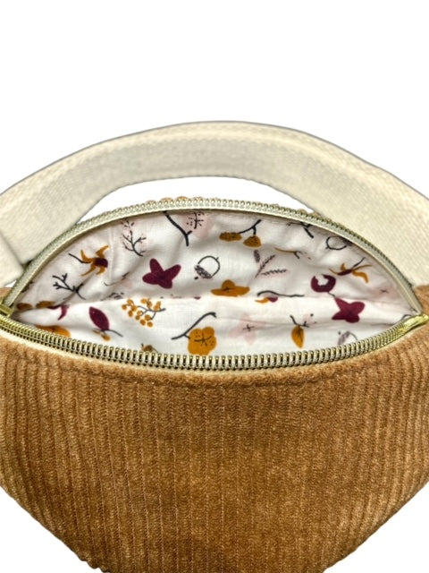 Sac Banane bandoulière enfant camel