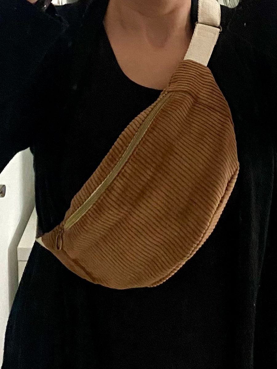 Sac Banane bandoulière adulte camel