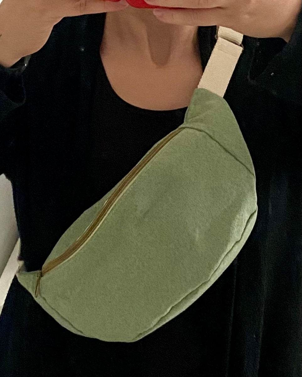 Sac Banane bandoulière adulte vert clair