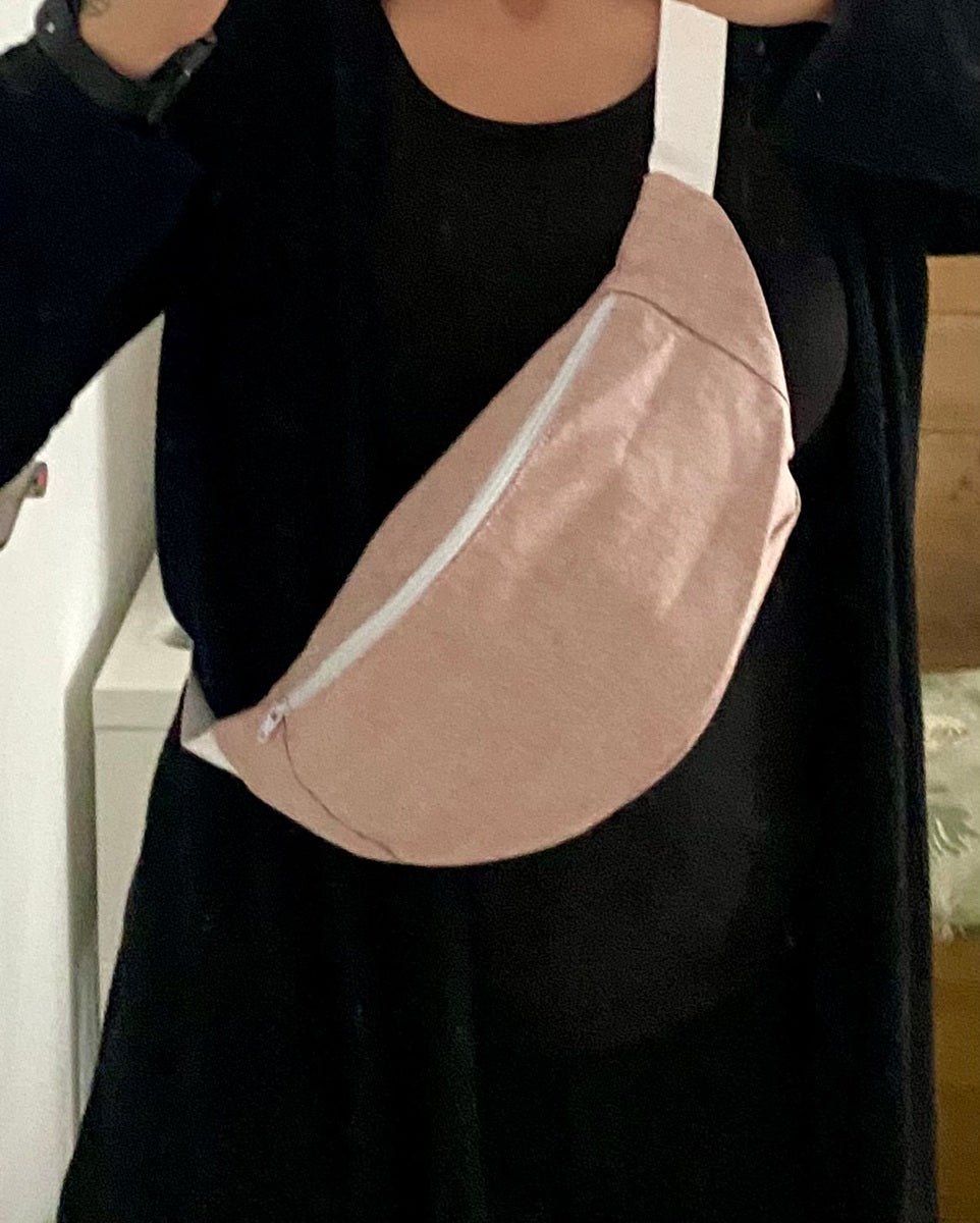 Sac Banane bandoulière adulte rose clair