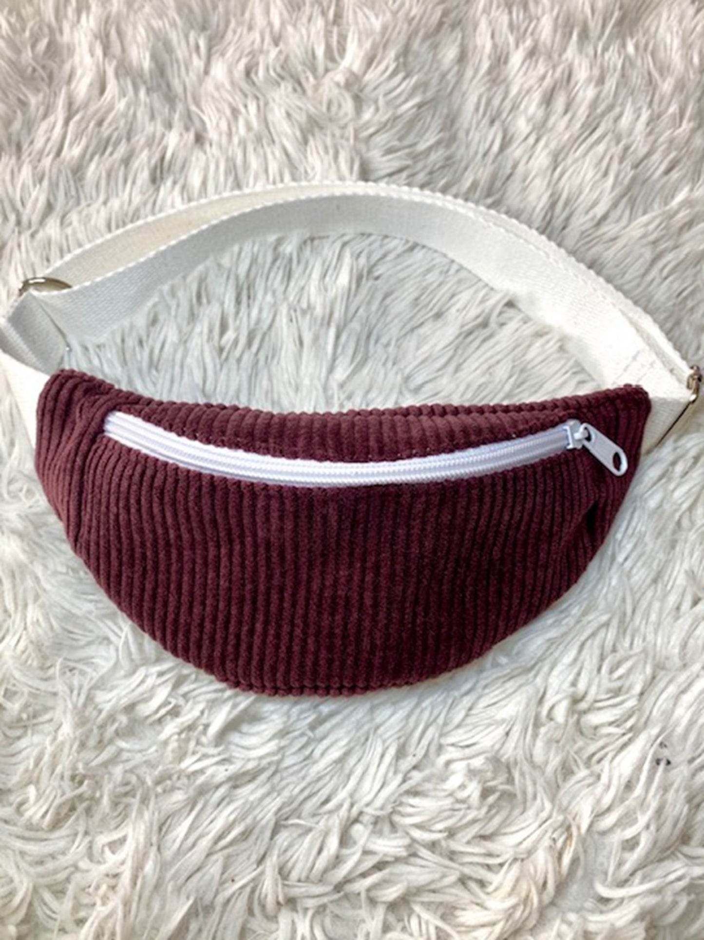 Sac banane enfant prune