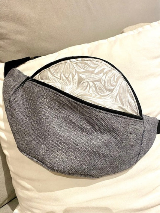 Sac Banane bandoulière adulte gris