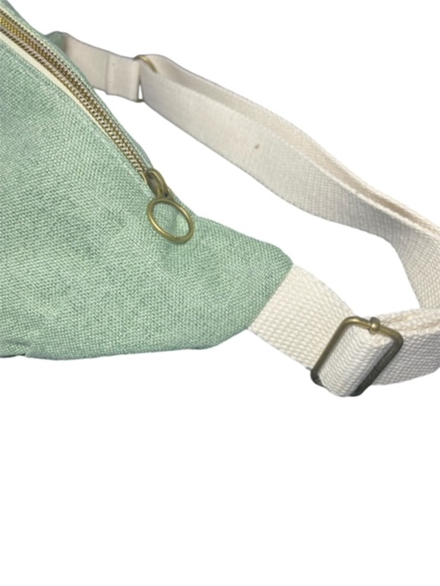 Sac Banane bandoulière adulte vert clair