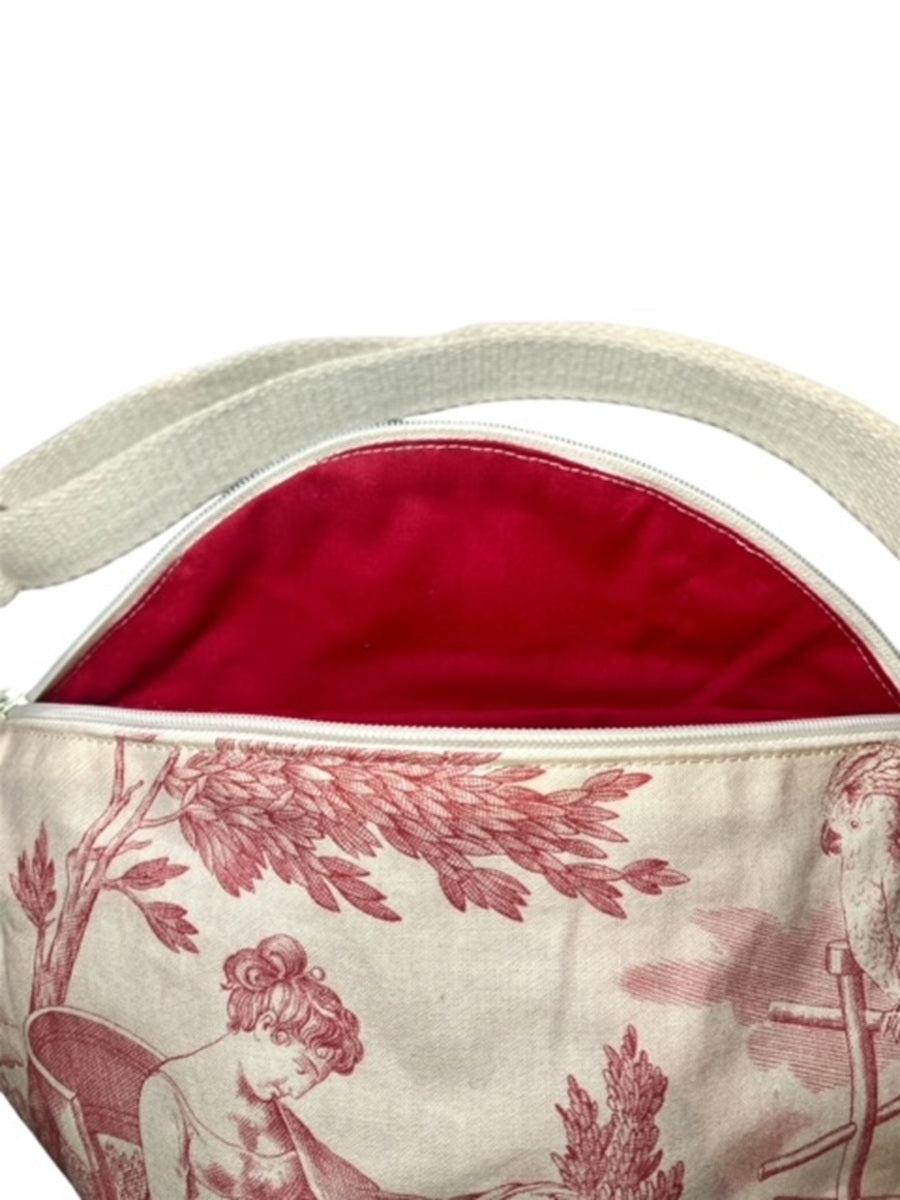 Sac Banane bandoulière adulte Toile de Jouy