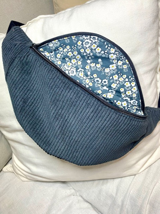 Sac banane adulte gris foncé